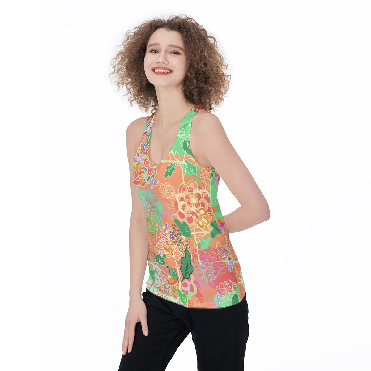 All-Over Print Women's Racerback Tank Top