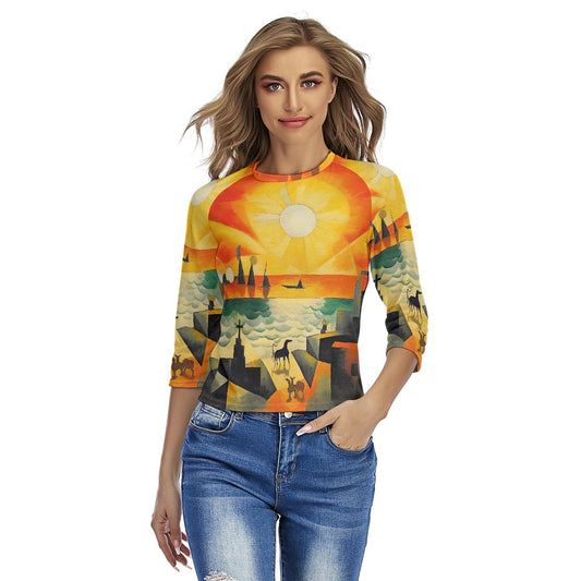 All-Over Print Women's Raglan Sleeves T-shirts