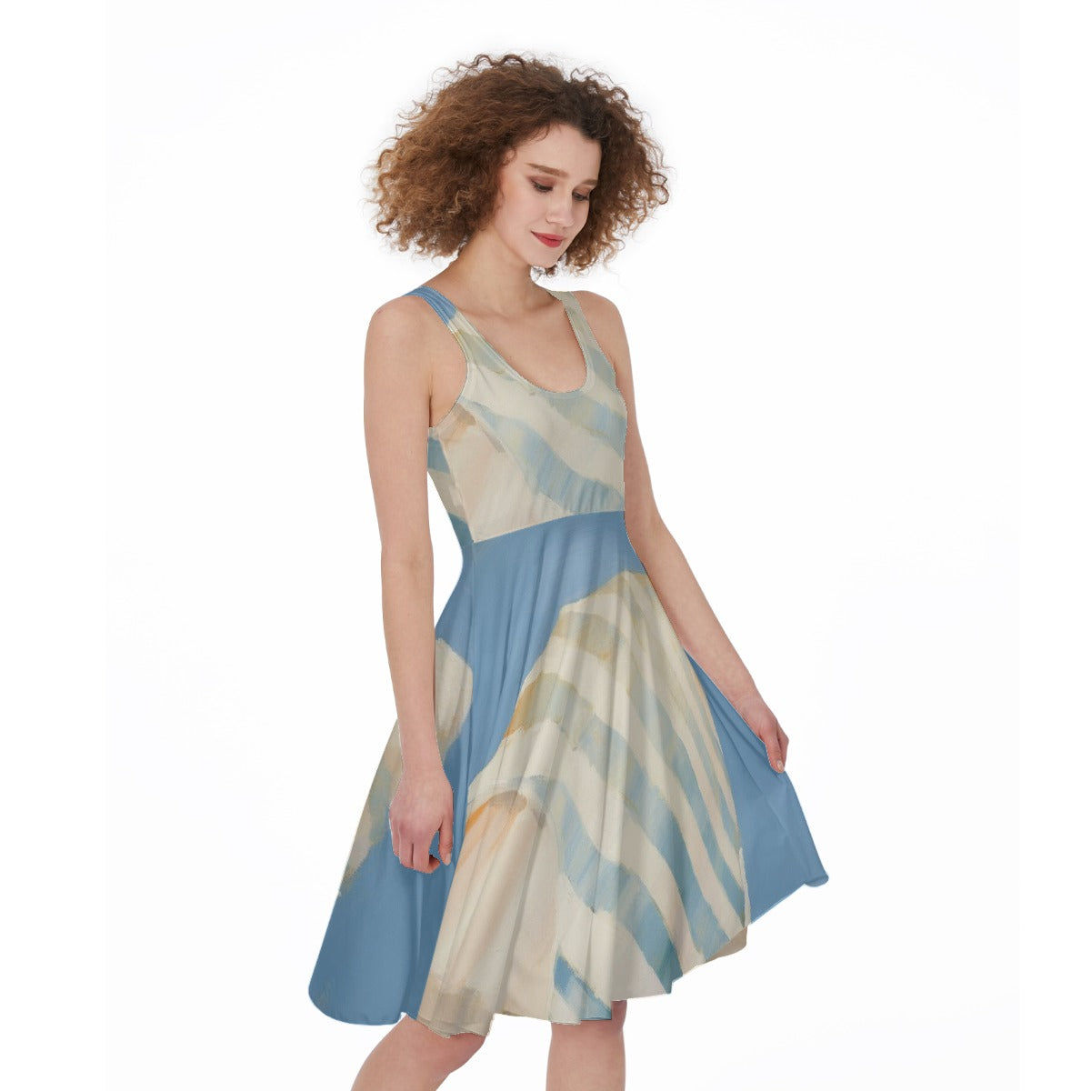 All-Over Print Women's Sleeveless Dress