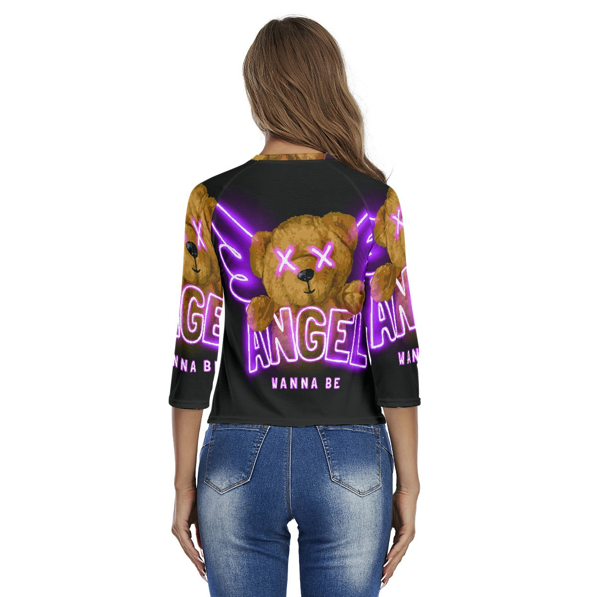 All-Over Print Women's Raglan Sleeves T-shirts