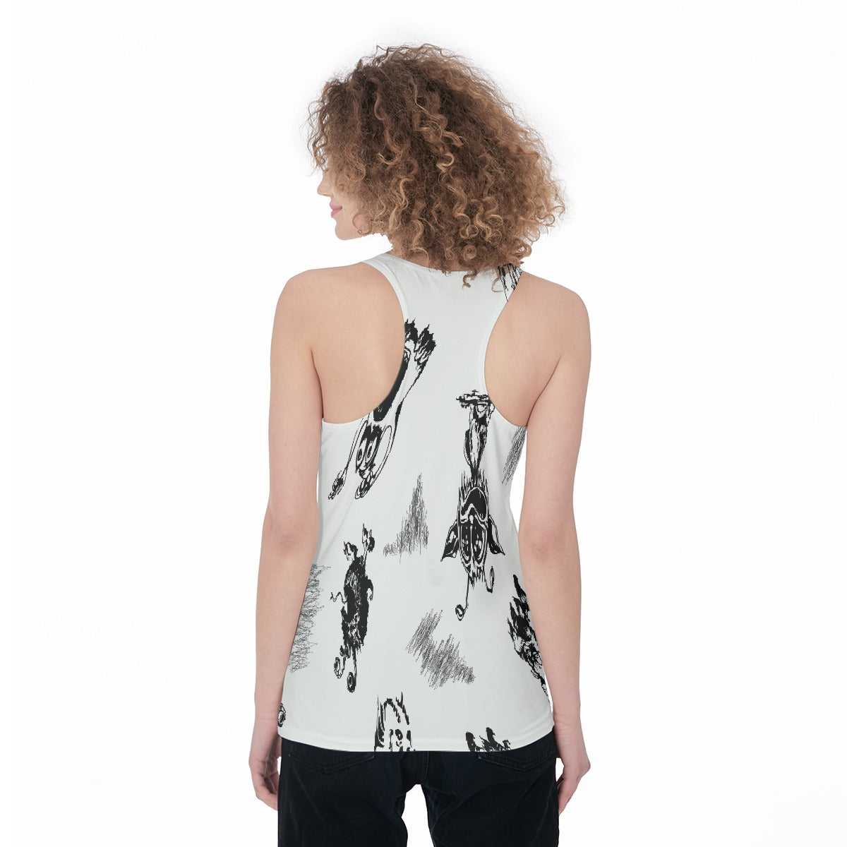 All-Over Print Women's Racerback Tank Top