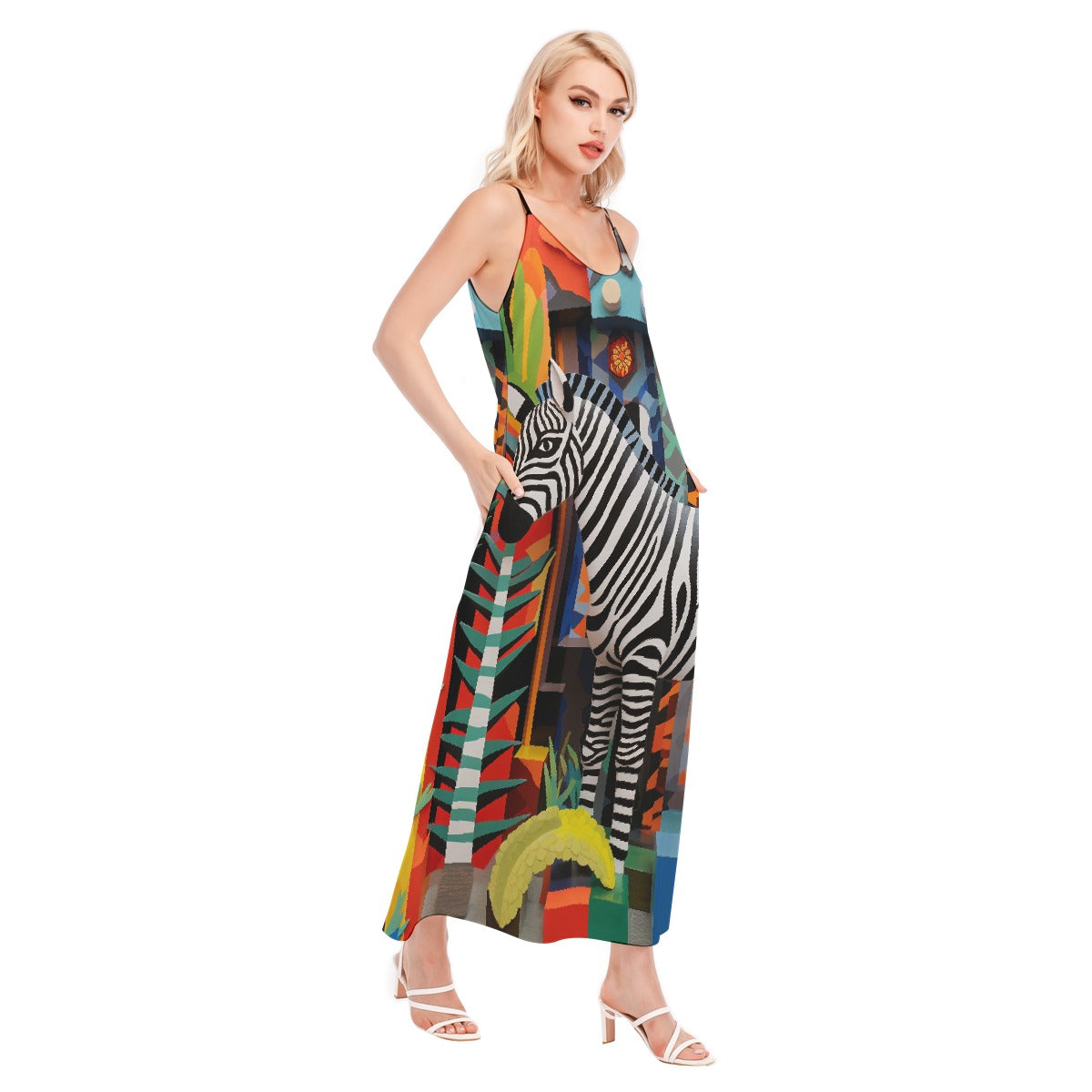 All-Over Print Women's Sling Dress