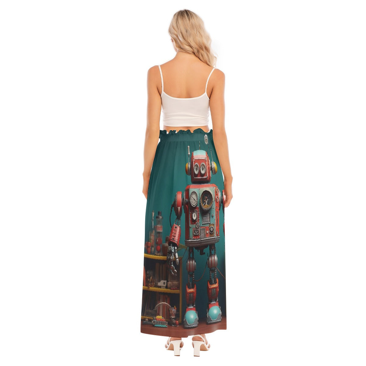 All-Over Print Women's Side Split Skirt