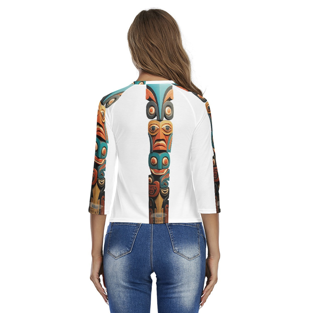 All-Over Print Women's Raglan Sleeves T-shirts