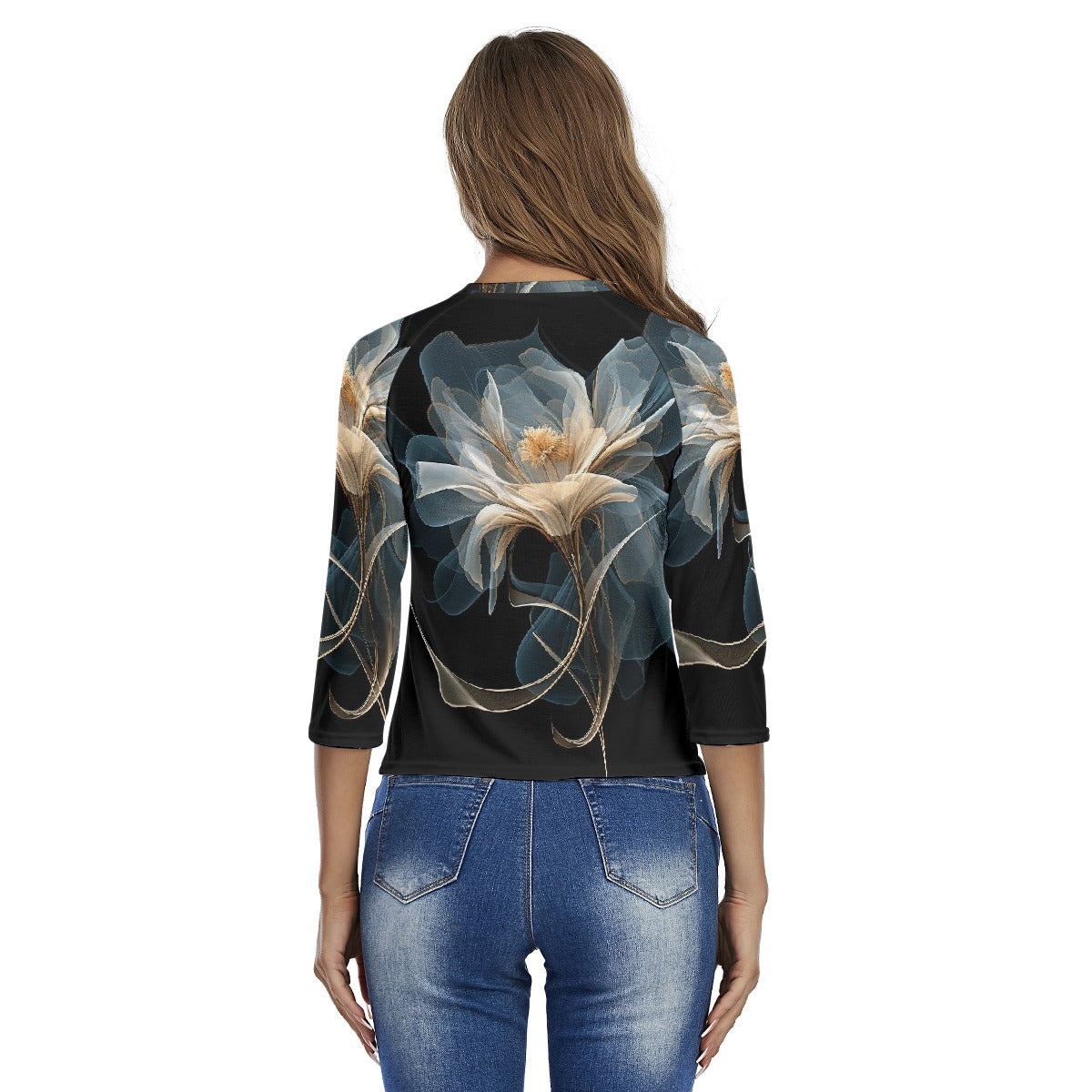All-Over Print Women's Raglan Sleeves T-shirts