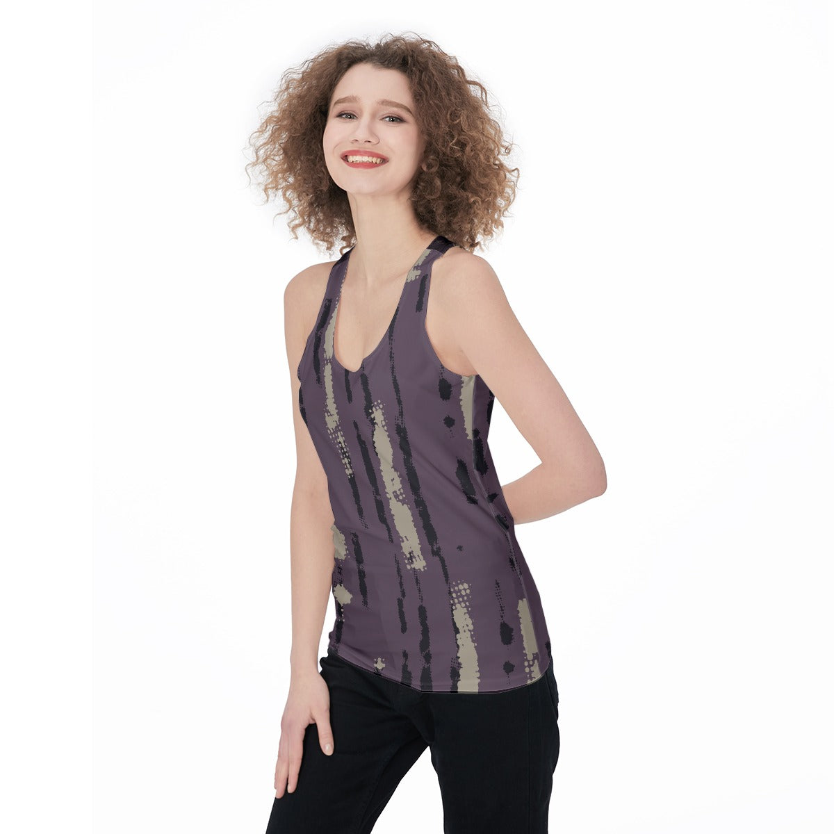 All-Over Print Women's Racerback Tank Top
