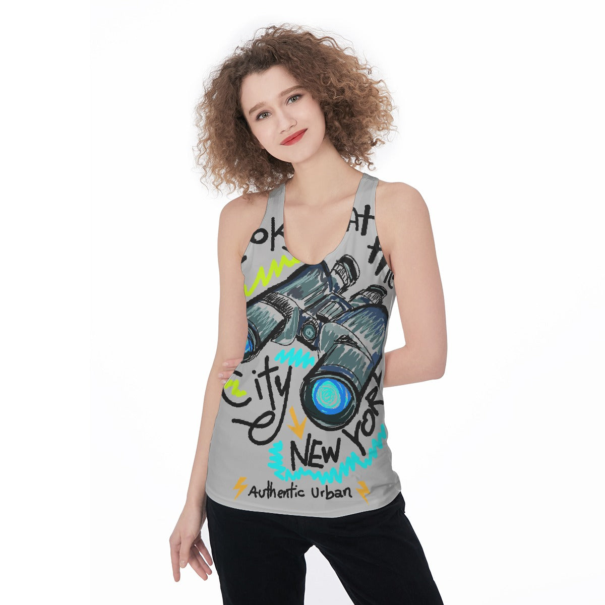 All-Over Print Women's Racerback Tank Top