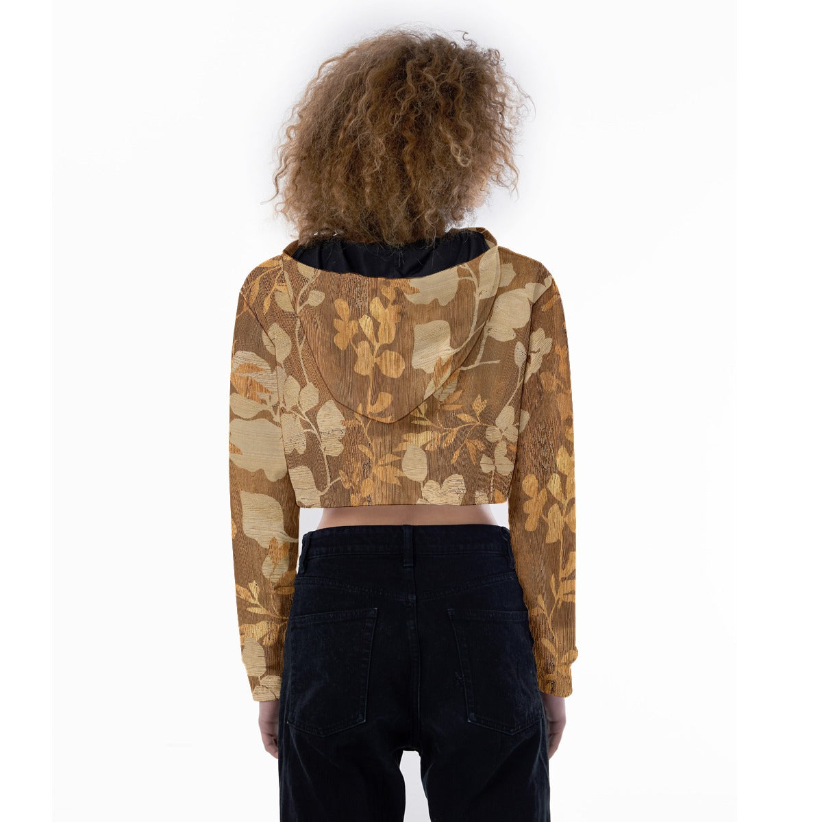 All-Over Print Women's Crop Top Hoodie