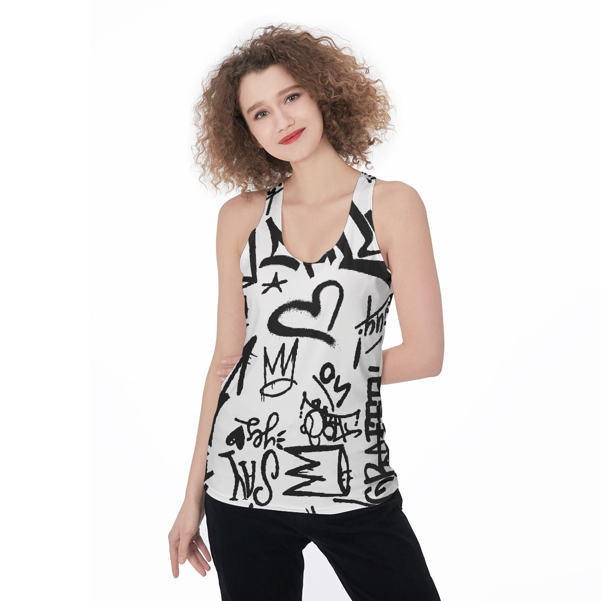 All-Over Print Women's Racerback Tank Top