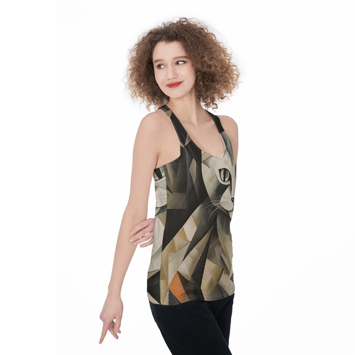 All-Over Print Women's Racerback Tank Top