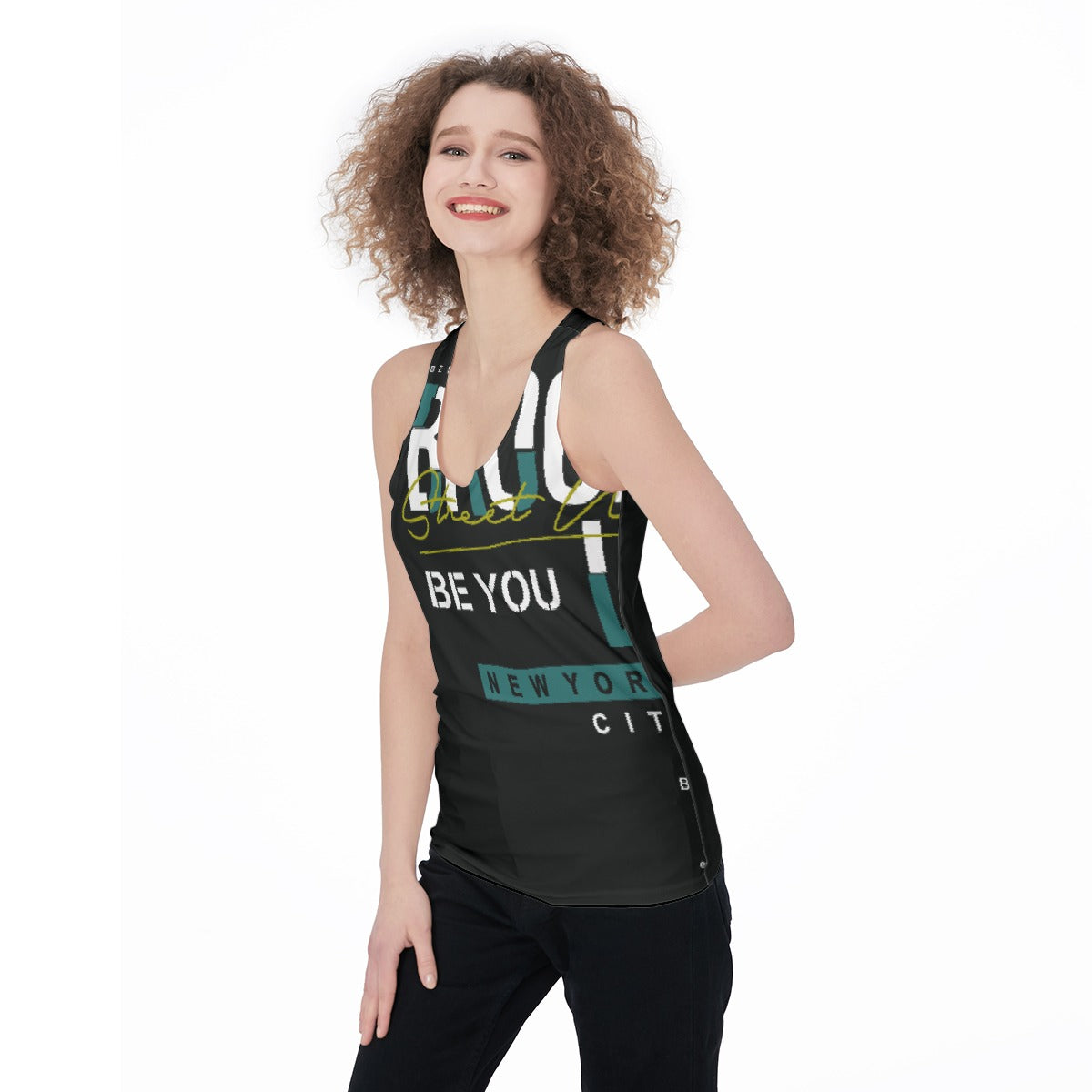 All-Over Print Women's Racerback Tank Top