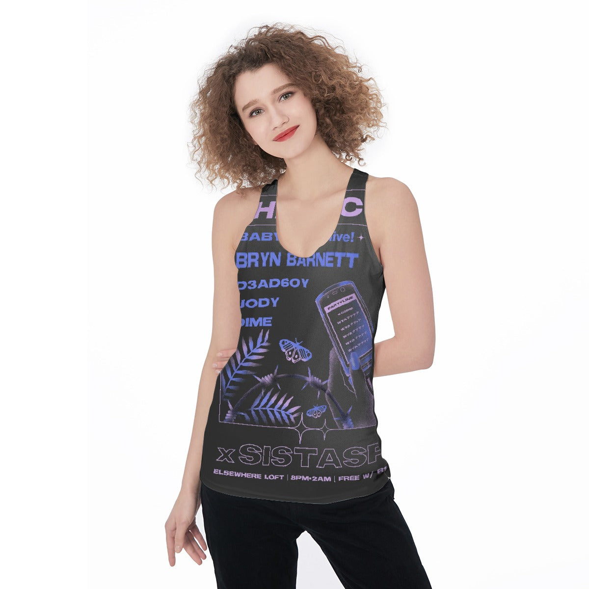 All-Over Print Women's Racerback Tank Top