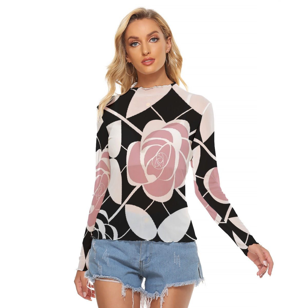 All-Over Print Women's Mesh T-shirt