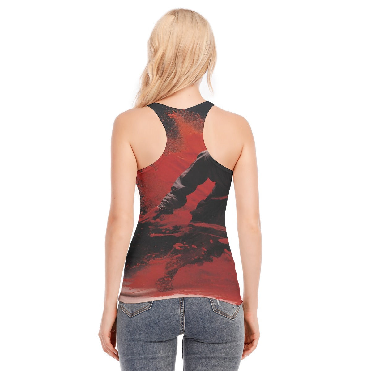 All-Over Print Women's Racer Vest | 190GSM Cotton