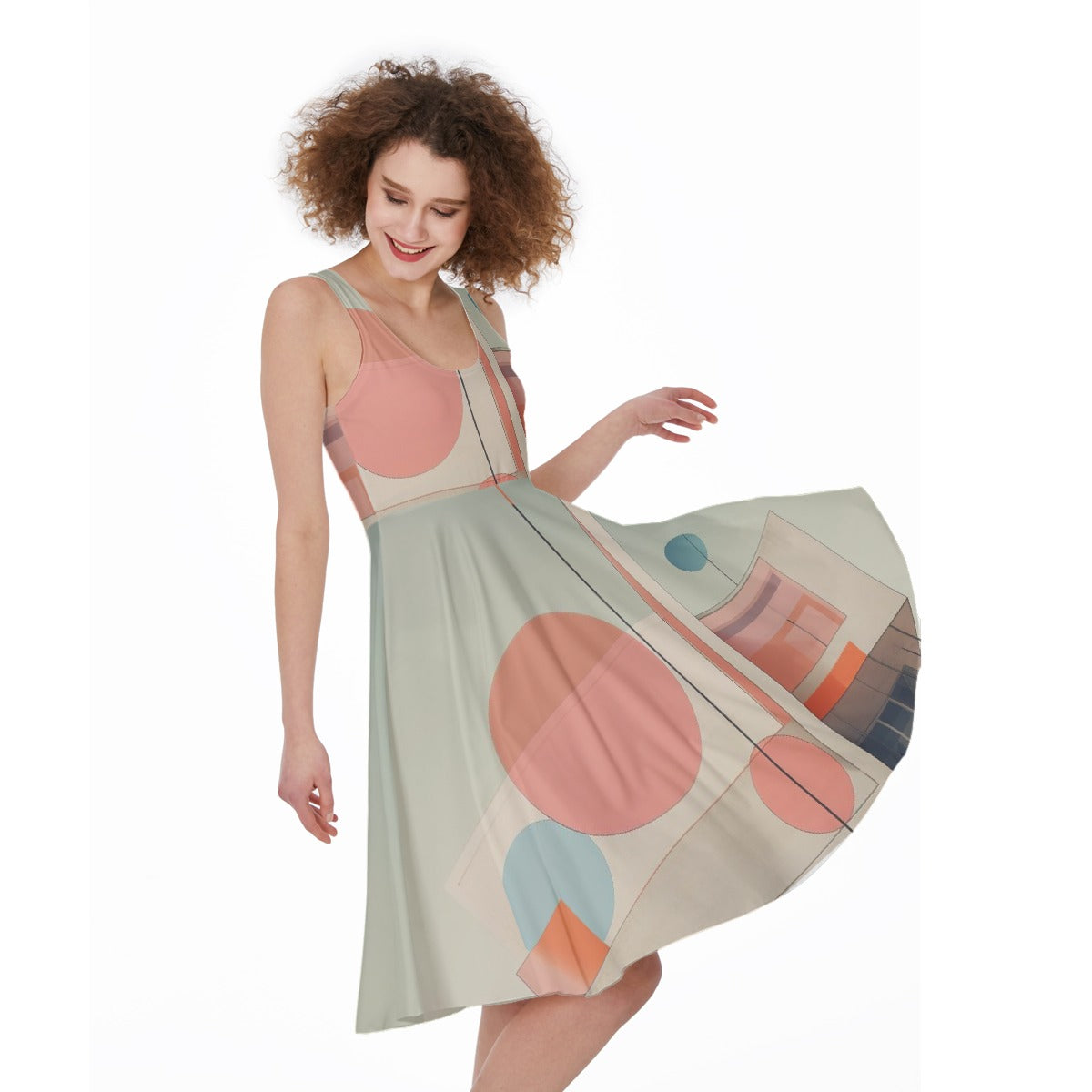 All-Over Print Women's Sleeveless Dress