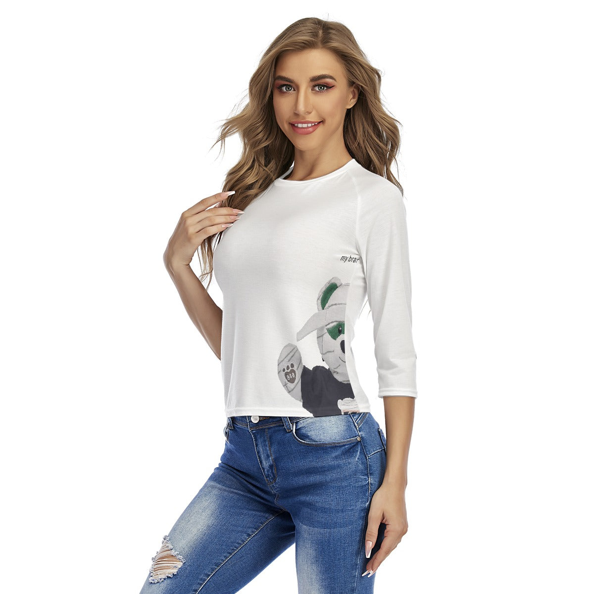 All-Over Print Women's Raglan Sleeves T-shirts