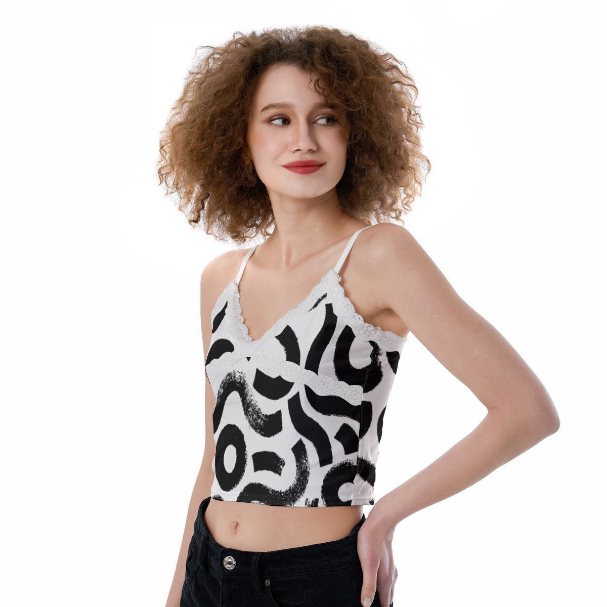 All-Over Print Women's Lace Camisole