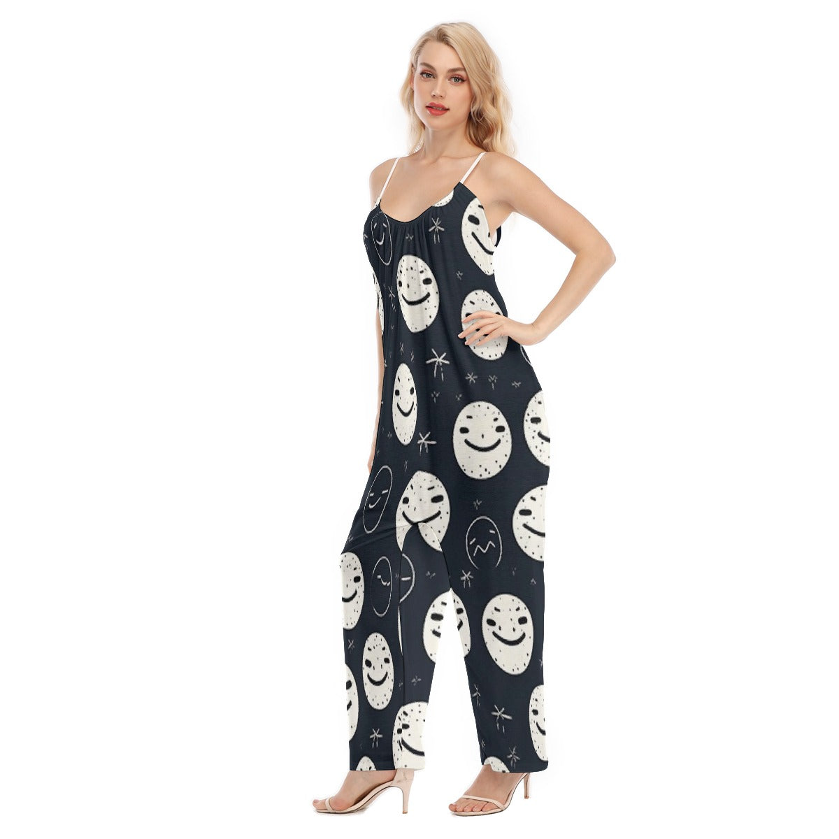 All-Over Print Women's Loose Cami Jumpsuit