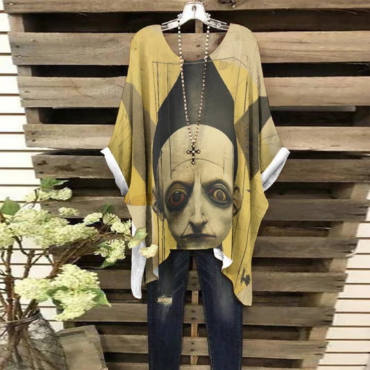 All-Over Print Women's Bat Sleeve Shirt