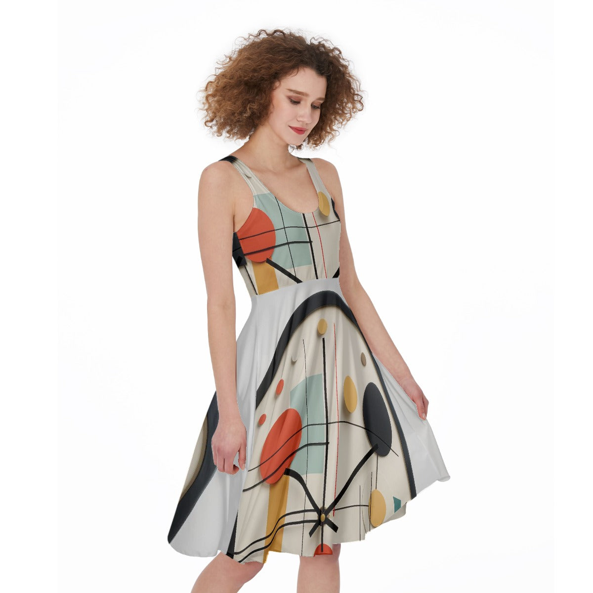 All-Over Print Women's Sleeveless Dress