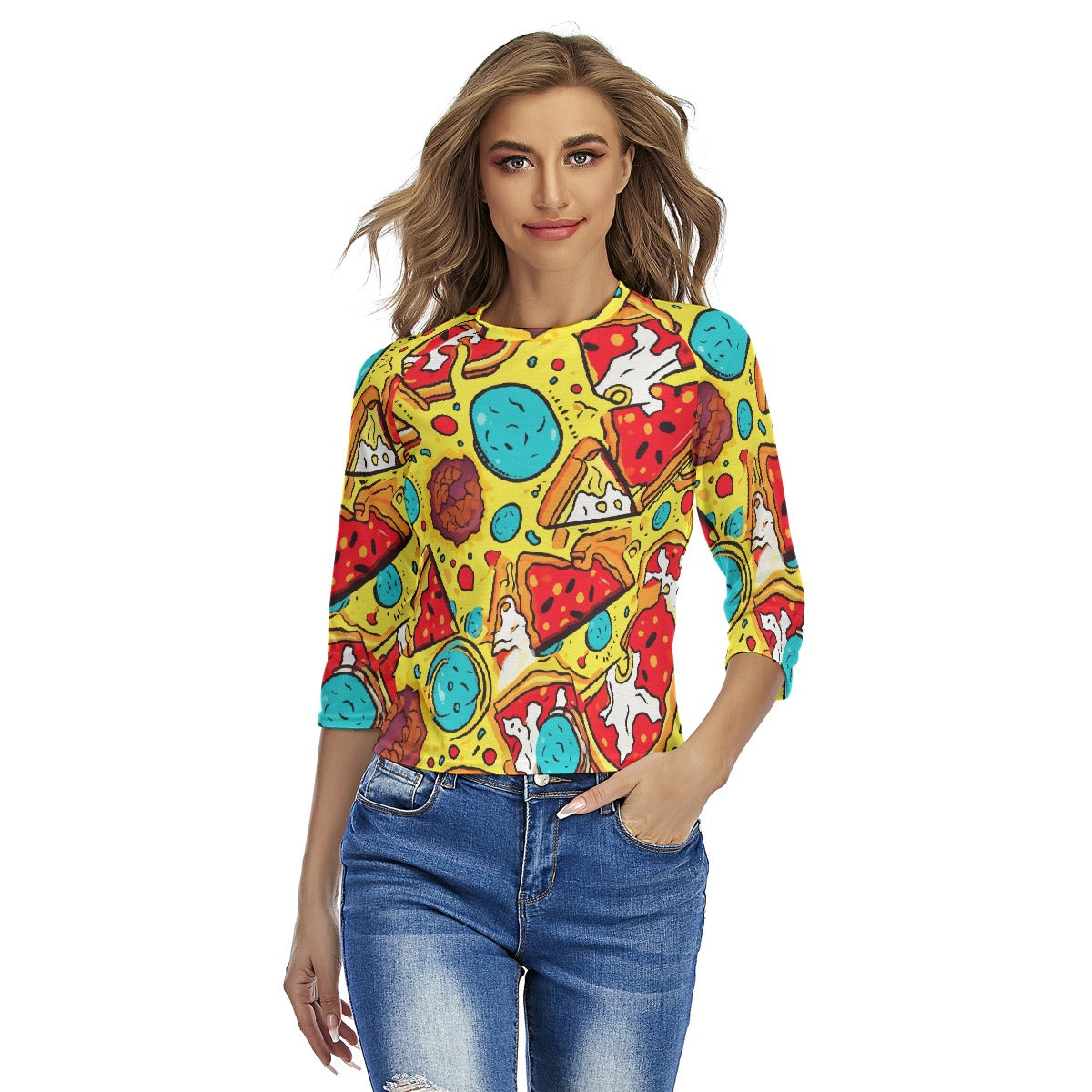 All-Over Print Women's Raglan Sleeves T-shirts