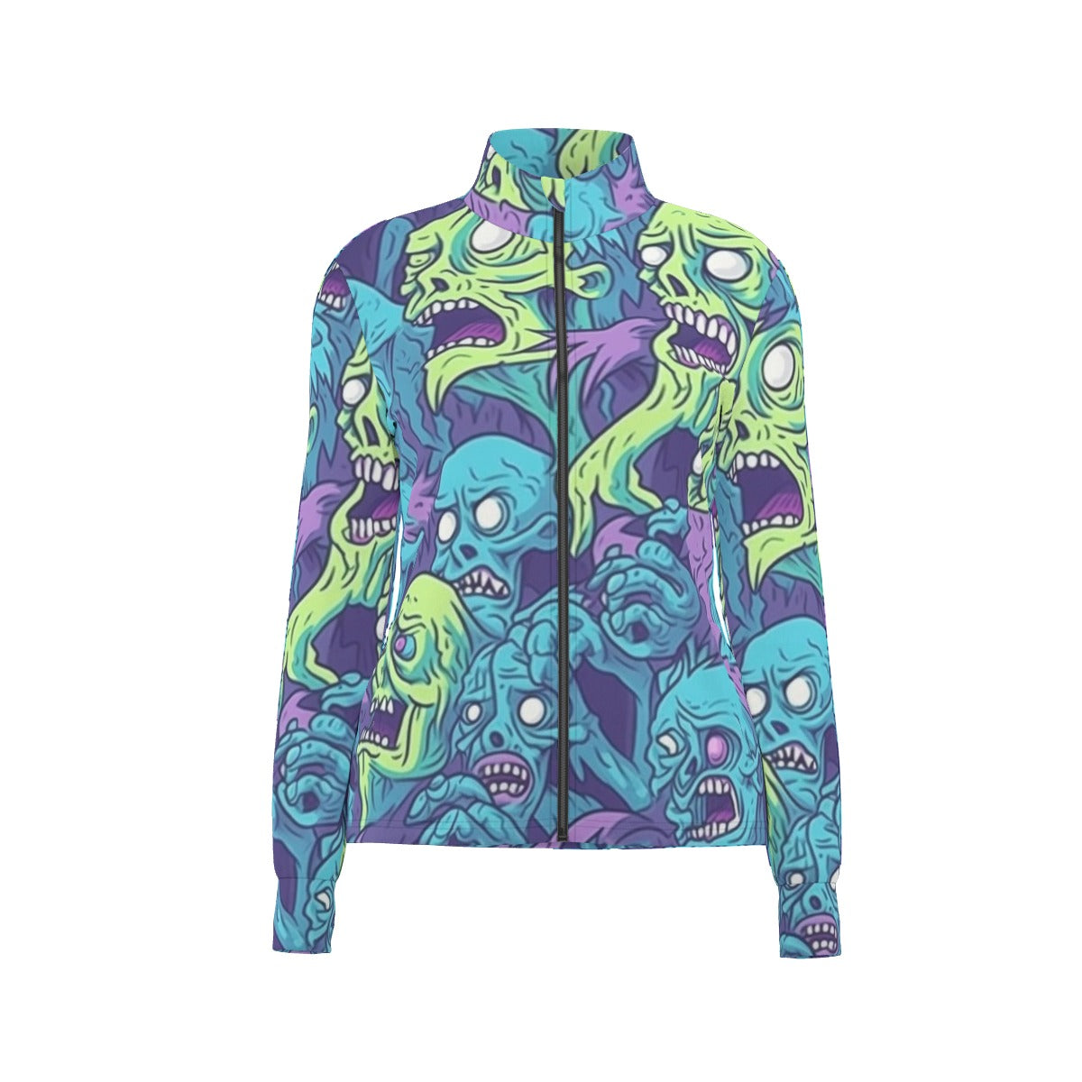 All-Over Print Women's Long Sleeve Thumbhole Jacket