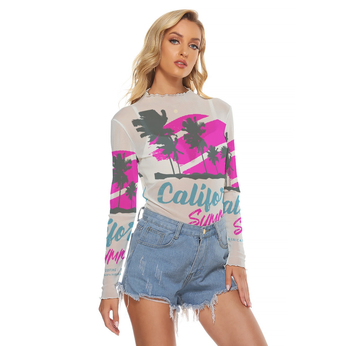All-Over Print Women's Mesh T-shirt