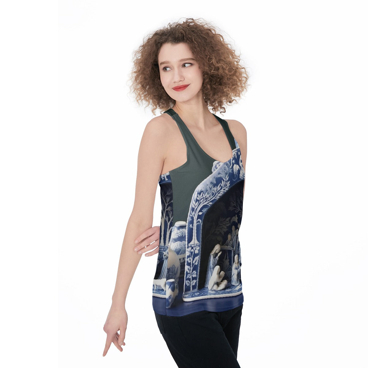 All-Over Print Women's Racerback Tank Top