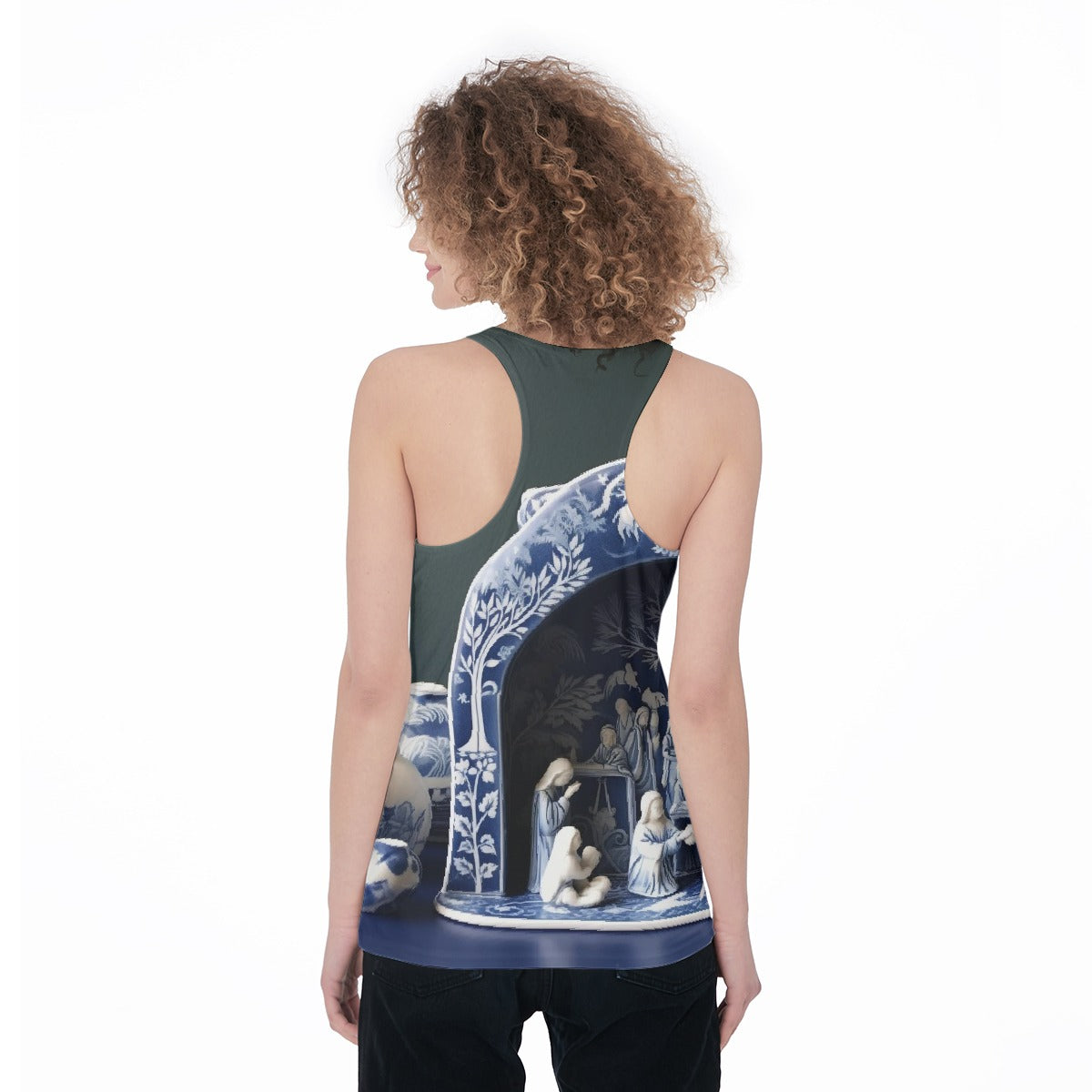 All-Over Print Women's Racerback Tank Top