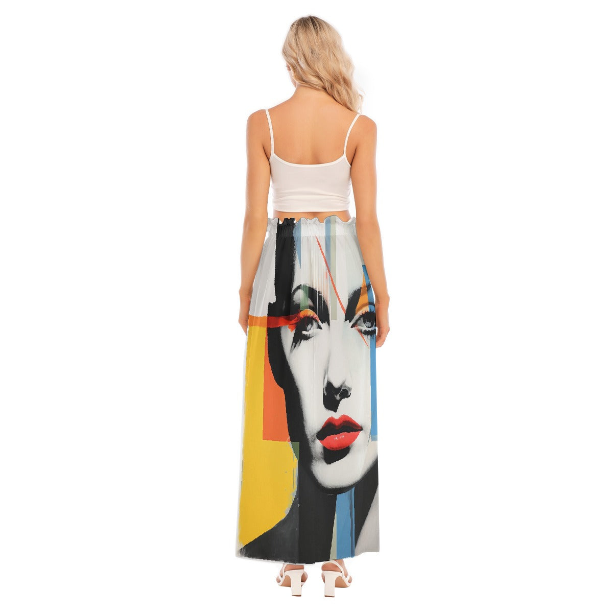All-Over Print Women's Side Split Skirt