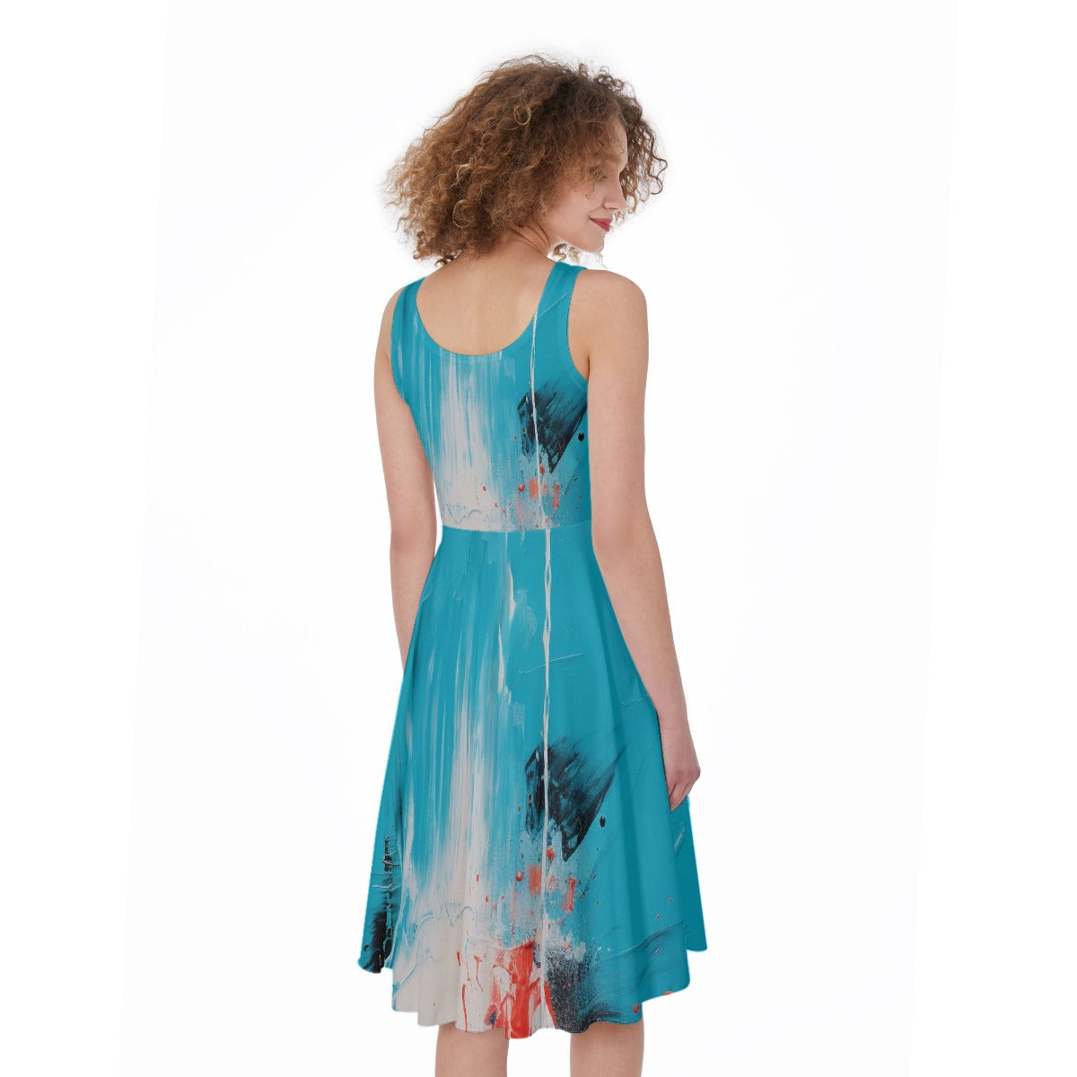 All-Over Print Women's Sleeveless Dress