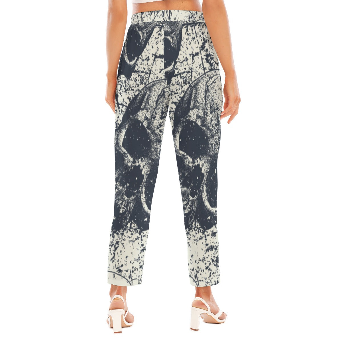 All-Over Print Women's Loose Straight-leg Pants