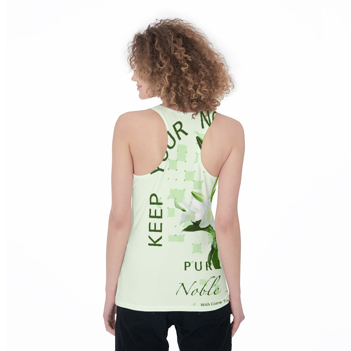 All-Over Print Women's Racerback Tank Top
