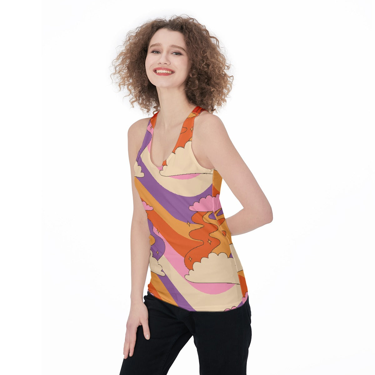 All-Over Print Women's Racerback Tank Top