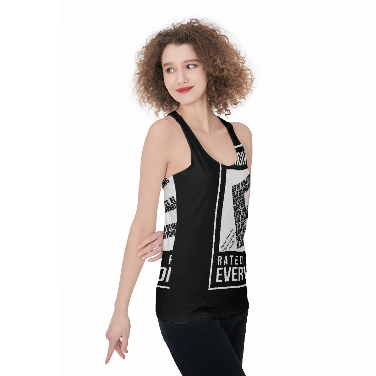 All-Over Print Women's Racerback Tank Top