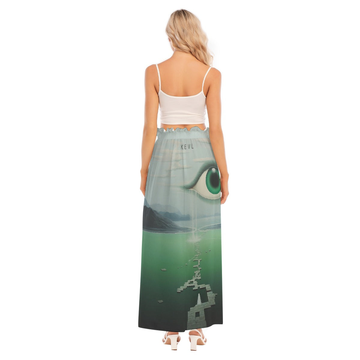 All-Over Print Women's Side Split Skirt