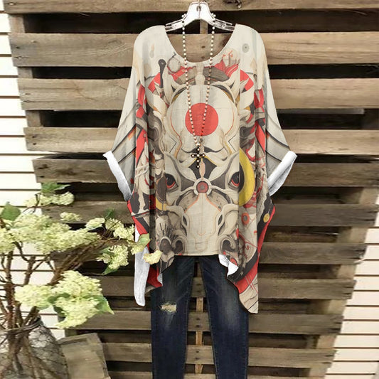 All-Over Print Women's Bat Sleeve Shirt