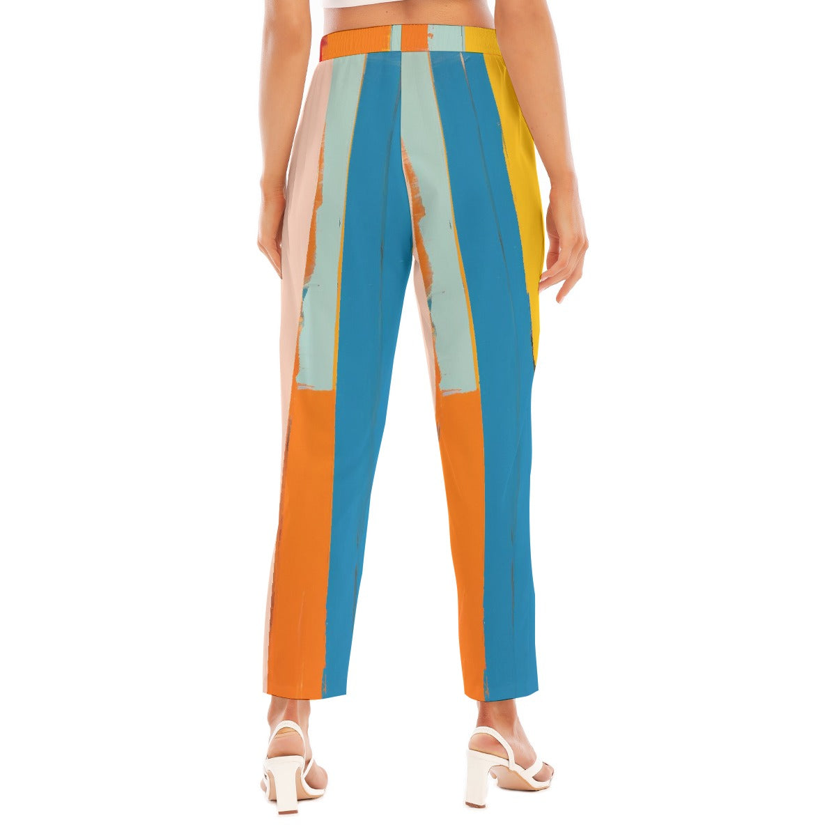 All-Over Print Women's Loose Straight-leg Pants