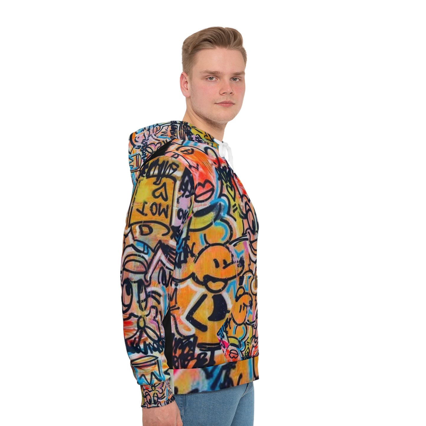 Men's Hoodie - Stick Drawings