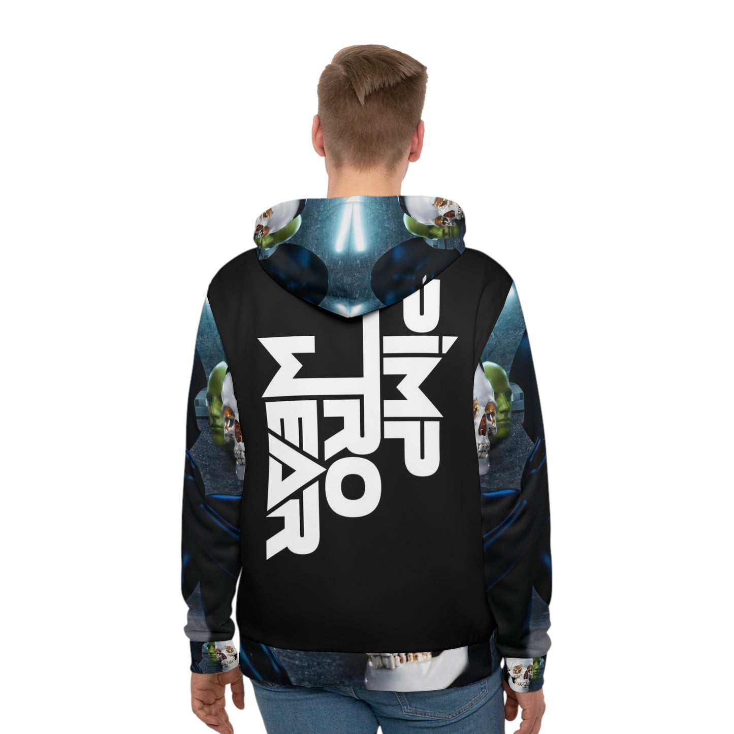 Men's Hoodie - Natural Skulls