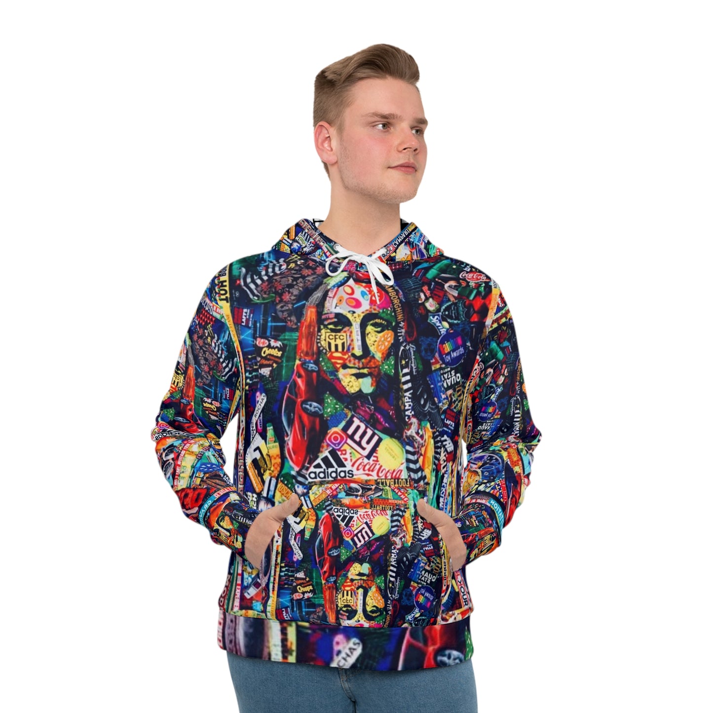Men's Hoodie - Jesus Colors
