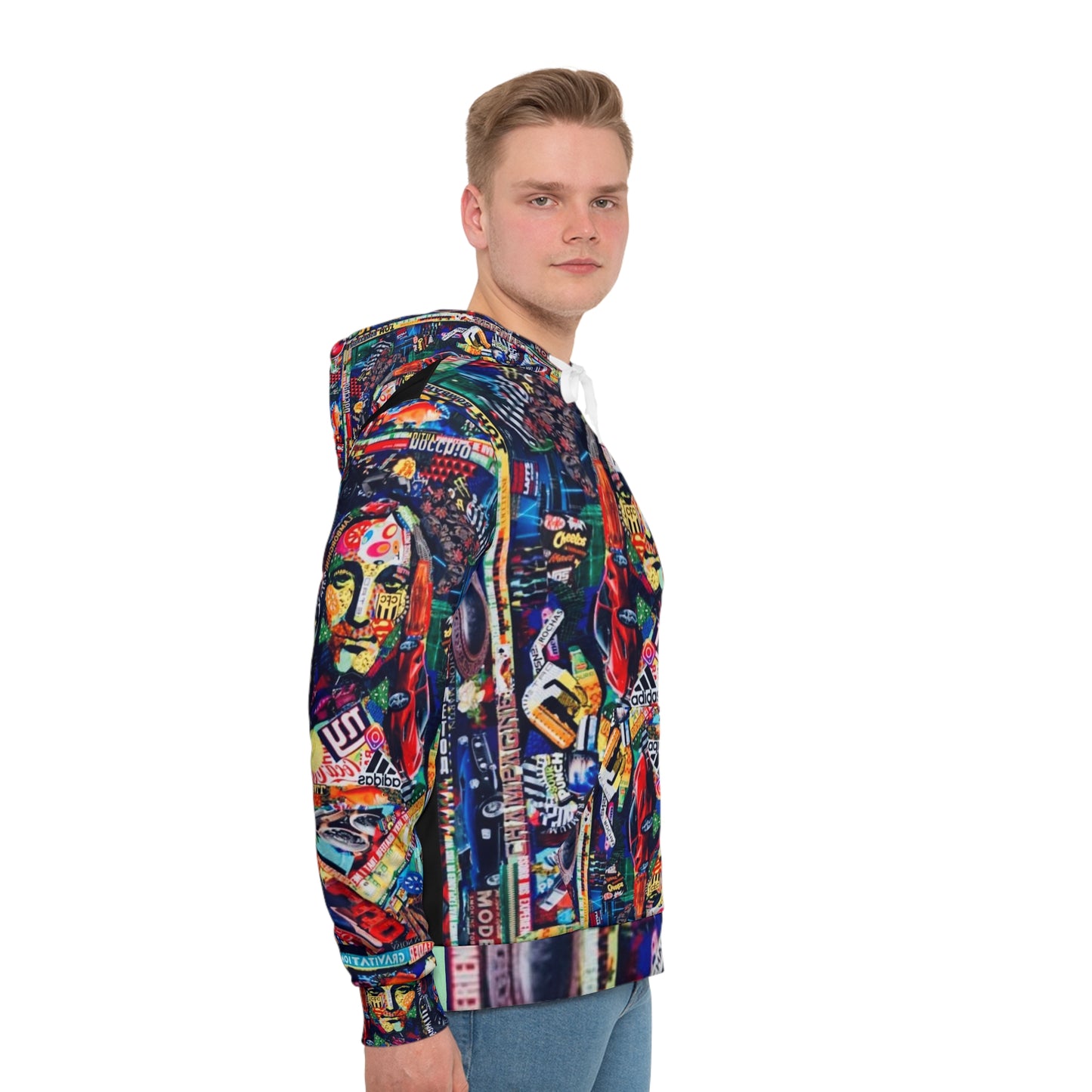 Men's Hoodie - Jesus Colors