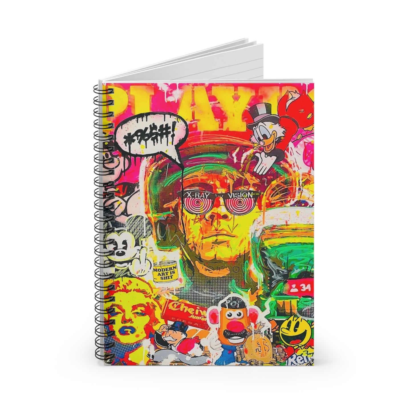 Art Spiral Notebook - Ruled Line