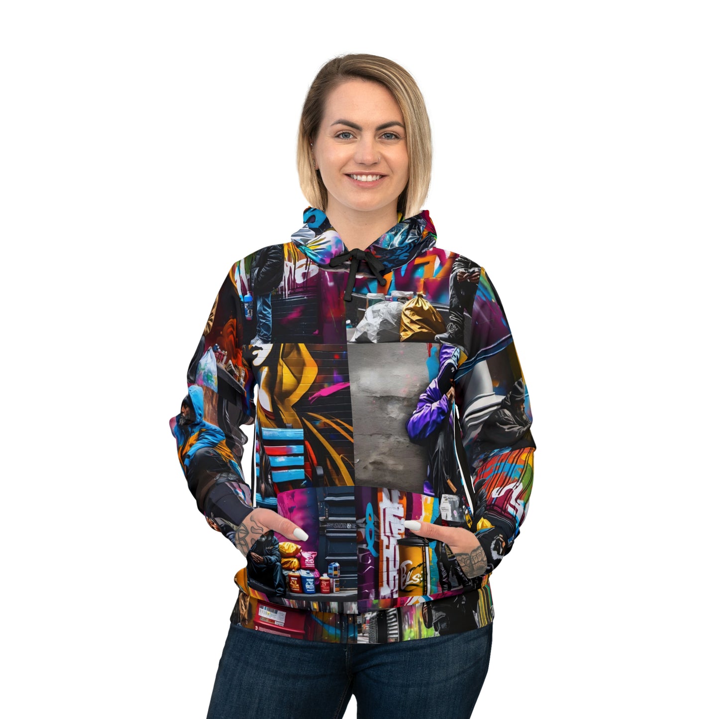 Men's Hoodie - Street Lines