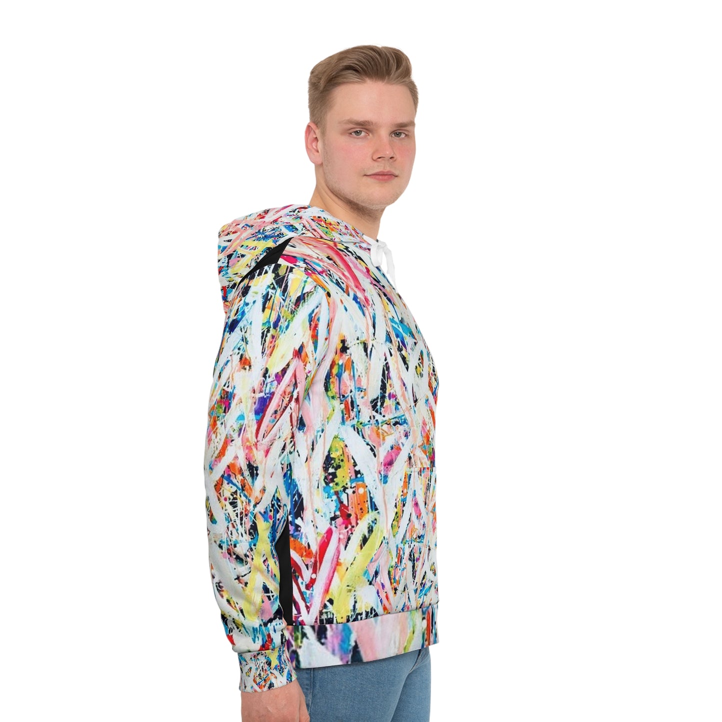 Men's Hoodie - Line of Hearts