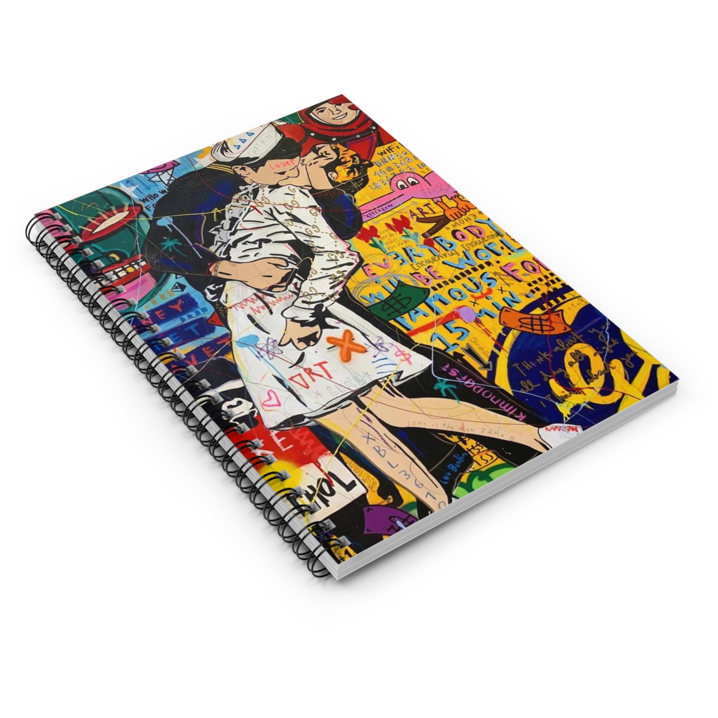 Art Spiral Notebook - Ruled Line