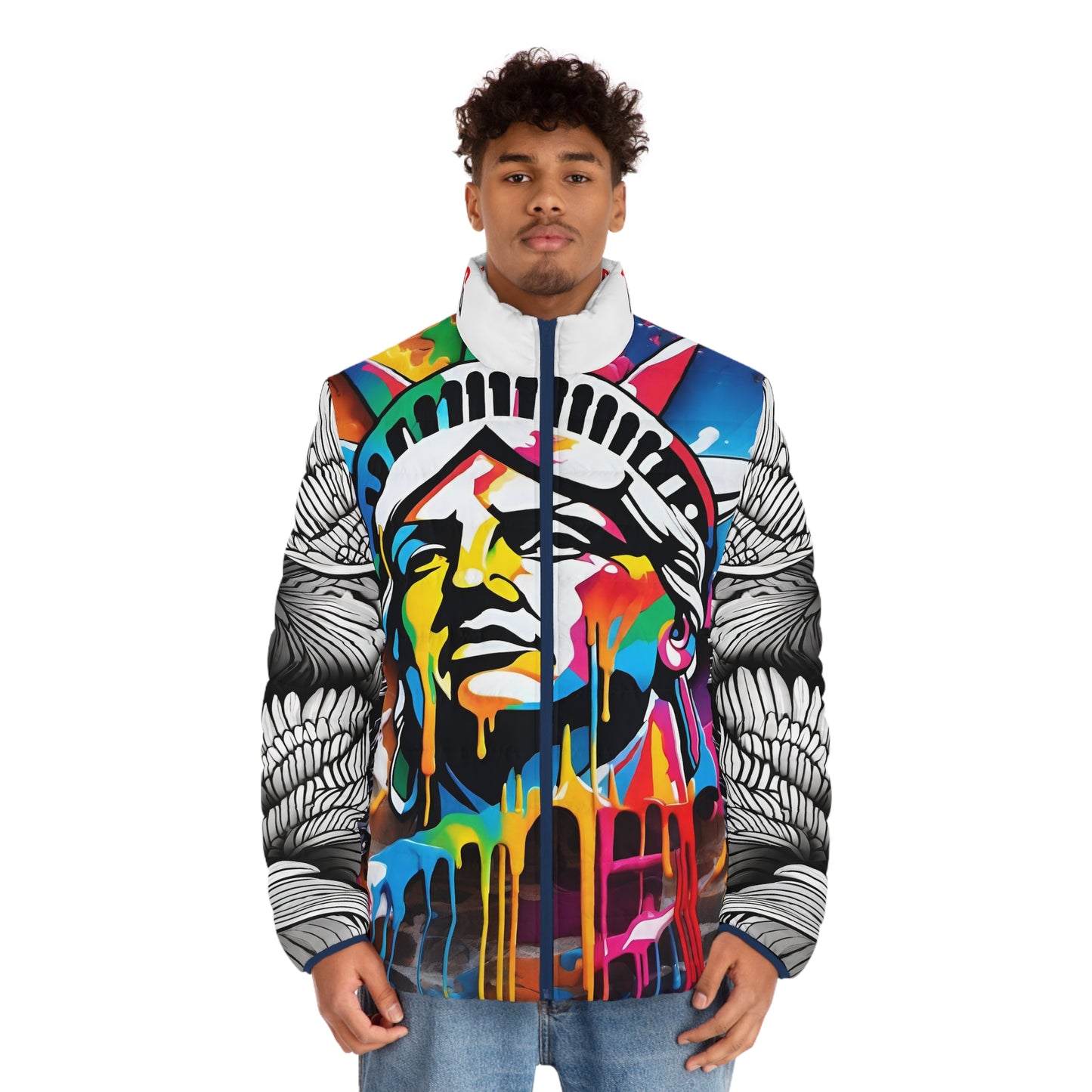 Men's Puffer Jacket (AOP)