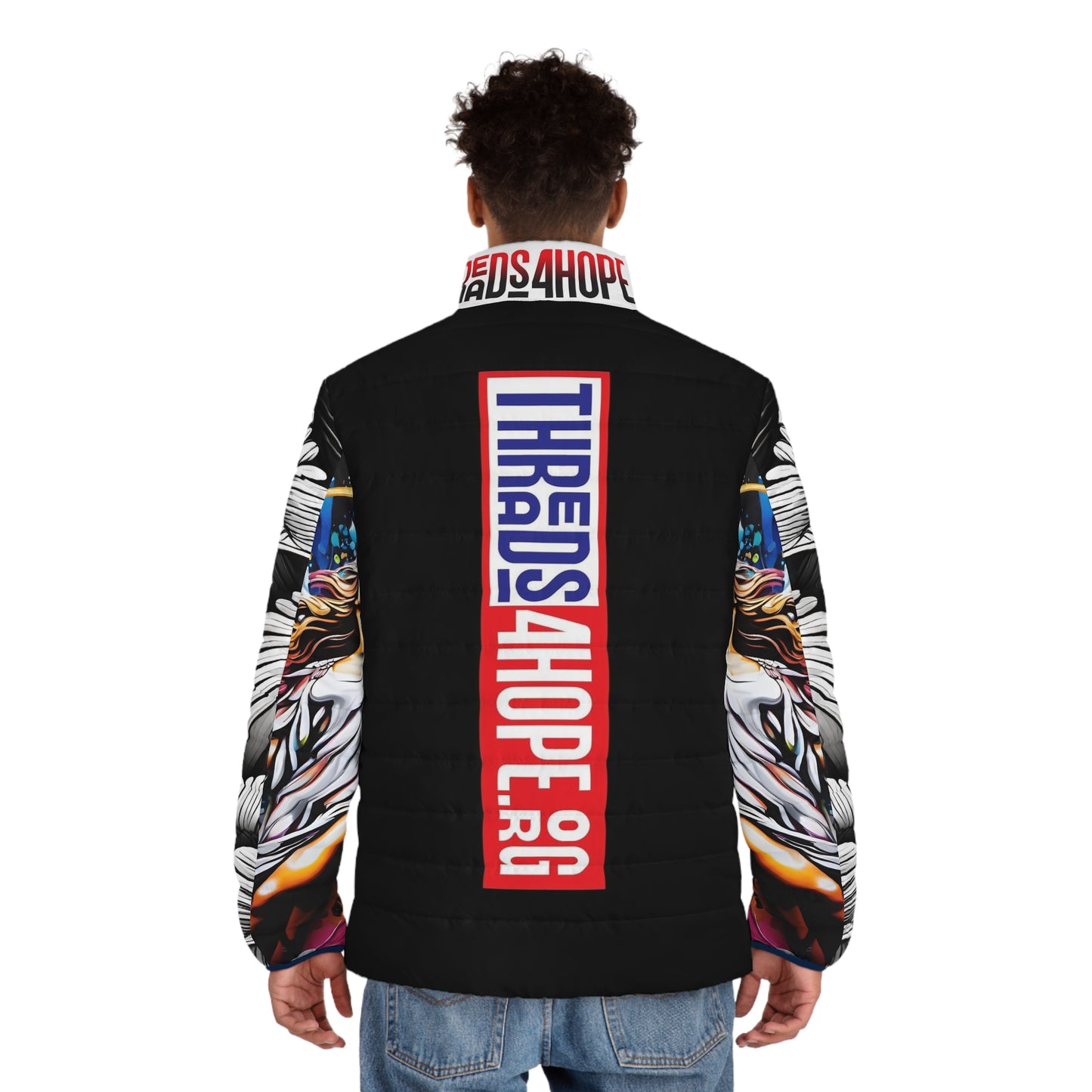 Men's Puffer Jacket (AOP)